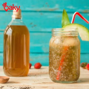 Hình ảnh ly nước bí đao hạt chia thơm ngon